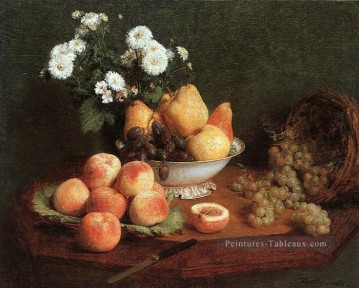  henri - Fleurs Fruit sur une Table 1865 Henri Fantin Latour